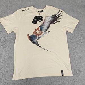 Roku Studio Shirt Mens XL Eggshell High Flying Hawk Graphic Tee T-Shirt New Tags